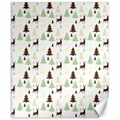 Reindeer Tree Forest Canvas 8  X 10 