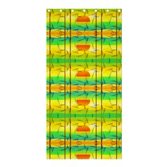 Birds Beach Sun Abstract Pattern Shower Curtain 36  X 72  (stall)  by Celenk