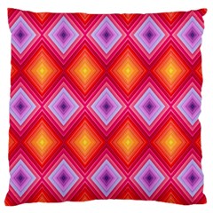 Texture Surface Orange Pink Large Cushion Case (two Sides) by Celenk