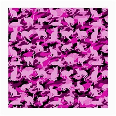 Hot Pink Catmouflage Camouflage Medium Glasses Cloth by PodArtist
