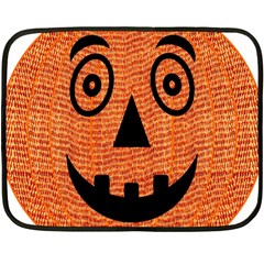 Fabric Halloween Pumpkin Funny Fleece Blanket (mini) by Celenk