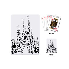 Happiest Castle On Earth Playing Cards (mini)  by SandiTyche