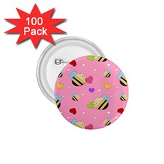 Bee Mine Valentine 1 75  Buttons (100 Pack)  by Bigfootshirtshop