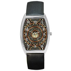 Dark Metal And Jewels Barrel Style Metal Watch by linceazul