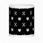 White Pixel Skull Pirate Morph Mugs Center