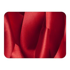 Red Fabric Textile Macro Detail Double Sided Flano Blanket (mini)  by Celenk