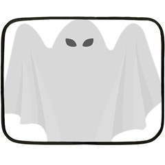 Ghost Halloween Spooky Horror Fear Fleece Blanket (mini) by Celenk