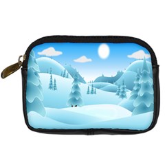 Landscape Winter Ice Cold Xmas Digital Camera Cases by Celenk