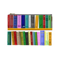 Shelf Books Library Reading Cosmetic Bag (large)  by Celenk