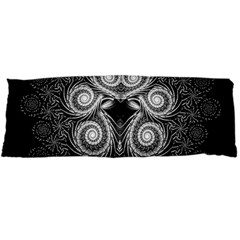 Fractal Filigree Lace Vintage Body Pillow Case Dakimakura (two Sides) by Celenk