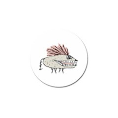 Monster Rat Hand Draw Illustration Golf Ball Marker (4 Pack) by dflcprints