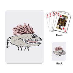 Monster Rat Hand Draw Illustration Playing Card by dflcprints