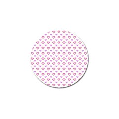 Pixel Hearts Golf Ball Marker by jumpercat