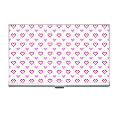 Pixel Hearts Business Card Holders by jumpercat