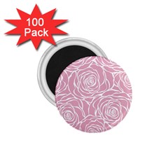 Pink Peonies 1 75  Magnets (100 Pack)  by NouveauDesign