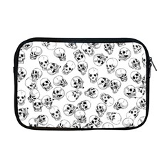 A Lot Of Skulls White Apple Macbook Pro 17  Zipper Case by jumpercat