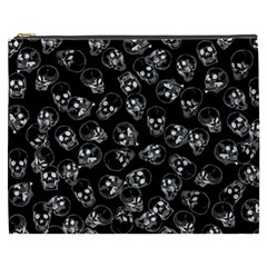 A Lot Of Skulls Black Cosmetic Bag (xxxl) 