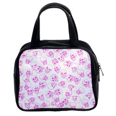 A Lot Of Skulls Pink Classic Handbags (2 Sides) by jumpercat