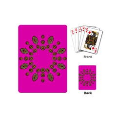 Sweet Hearts In  Decorative Metal Tinsel Playing Cards (mini) 