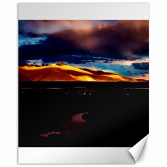 India Sunset Sky Clouds Mountains Canvas 11  X 14   by BangZart