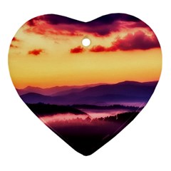 Great Smoky Mountains National Park Ornament (heart) by BangZart