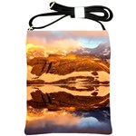 France Snow Winter Sunrise Fog Shoulder Sling Bags Front