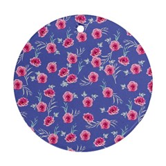 Roses And Roses Round Ornament (two Sides) by jumpercat