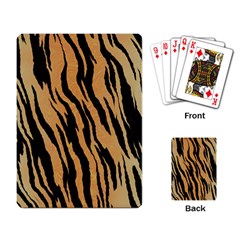 Animal Tiger Seamless Pattern Texture Background Playing Card by BangZart
