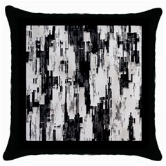 Pattern Structure Background Dirty Throw Pillow Case (black) by BangZart