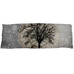 Snow Snowfall New Year S Day Body Pillow Case (dakimakura) by BangZart