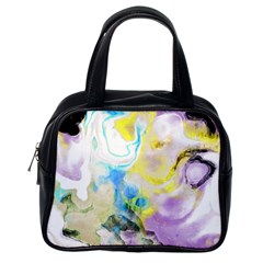 Watercolour Watercolor Paint Ink Classic Handbags (one Side)