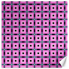 Pattern Pink Squares Square Texture Canvas 12  X 12  
