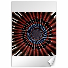 The Fourth Dimension Fractal Noise Canvas 12  X 18   by BangZart