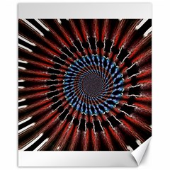 The Fourth Dimension Fractal Noise Canvas 16  X 20   by BangZart