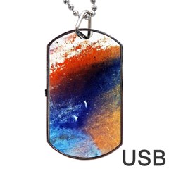 Colorful Pattern Color Course Dog Tag Usb Flash (two Sides) by BangZart