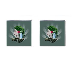 Digital Nature Beauty Cufflinks (square) by BangZart