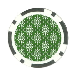 St Patrick S Day Damask Vintage Poker Chip Card Guard by BangZart