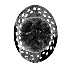 Space Universe Earth Rocket Oval Filigree Ornament (two Sides) by BangZart