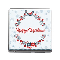 Merry Christmas Christmas Greeting Memory Card Reader (square) by BangZart