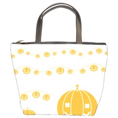 Pumpkin Halloween Deco Garland Bucket Bags by BangZart