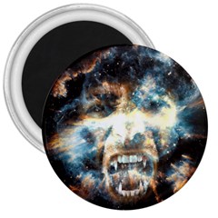 Universe Vampire Star Outer Space 3  Magnets by BangZart