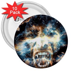 Universe Vampire Star Outer Space 3  Buttons (10 Pack)  by BangZart