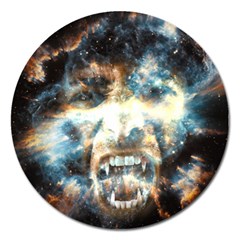 Universe Vampire Star Outer Space Magnet 5  (round) by BangZart