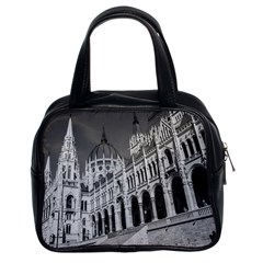 Architecture Parliament Landmark Classic Handbags (2 Sides) by BangZart