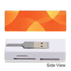 Abstract Orange Yellow Red Color Memory Card Reader (stick)  by Celenk