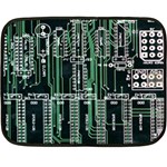 Printed Circuit Board Circuits Fleece Blanket (Mini)