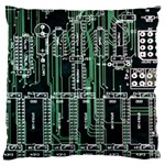 Printed Circuit Board Circuits Large Cushion Case (One Side)