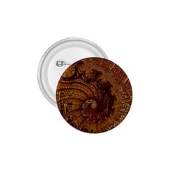 Copper Caramel Swirls Abstract Art 1 75  Buttons by Celenk