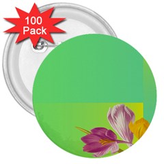 Background Homepage Blossom Bloom 3  Buttons (100 Pack)  by Celenk