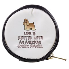 Life Is Better With An American Cocker Spaniel Mini Makeup Bags by Bigfootshirtshop